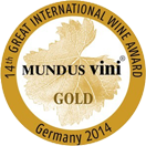 Mundus Vini: Gold medal